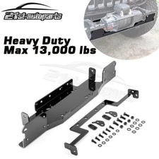 Bumper Winch Mount Plate 13,000 Lbs For 18-2024 Jeep Wrangler JL JLU & Gladiator