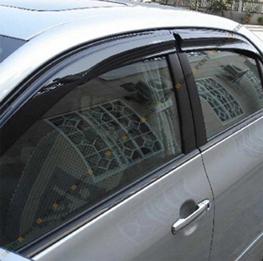 VISERA DE VENTANA DE HUMO ESTILO ONDULADO 3D FORMA ONDULADA PARA SEDÁN HYUNDAI ELANTRA 2011-2016 Foto 4 de 4