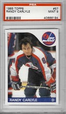 1985 Topps #57 Randy CARLYLE - PSA 9+++ Jets