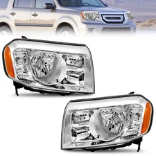 Headlight Set For 2009-2011 Honda Pilot Touring EX EX-L LX Left and Right 2Pc