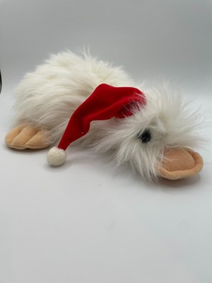 Vintage Ganz Heritage Collection White Googles 15'' Duck Platypus Plush Santa Hat