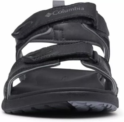 2 Strap Columbia Black Adjustable Sandals Size 13 Men display picture 2