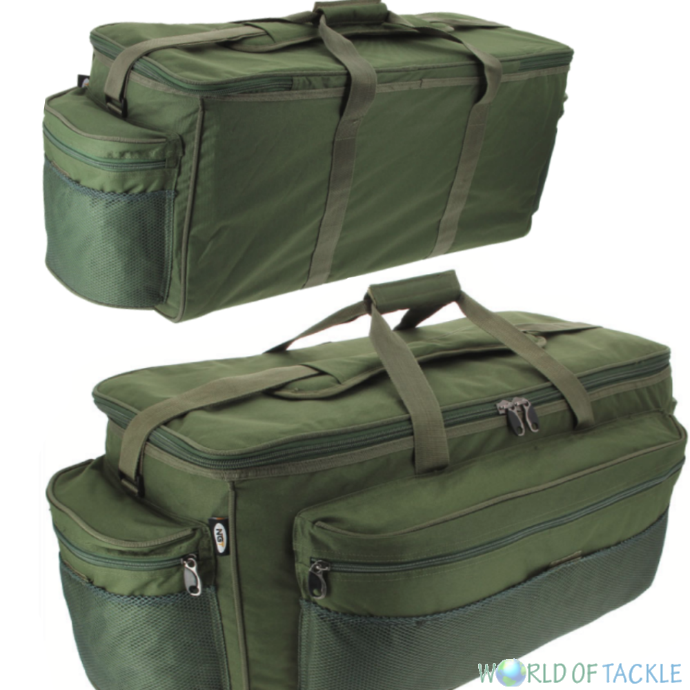 Carp Fishing Carryall XL Giant Tackle Bag Holdall Extra Large Mesh Pocket NGT