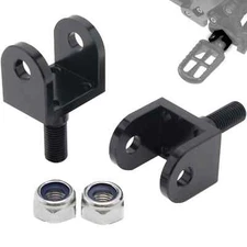 Rippin Moto Replacement Foot Peg Mounts for E-Ride PRO, Sur-Ron & Talaria Black