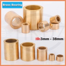 Metric Oilite Bushing Brass Self Lubricating Bearing Bushing Sleeve ID 3mm-38mm