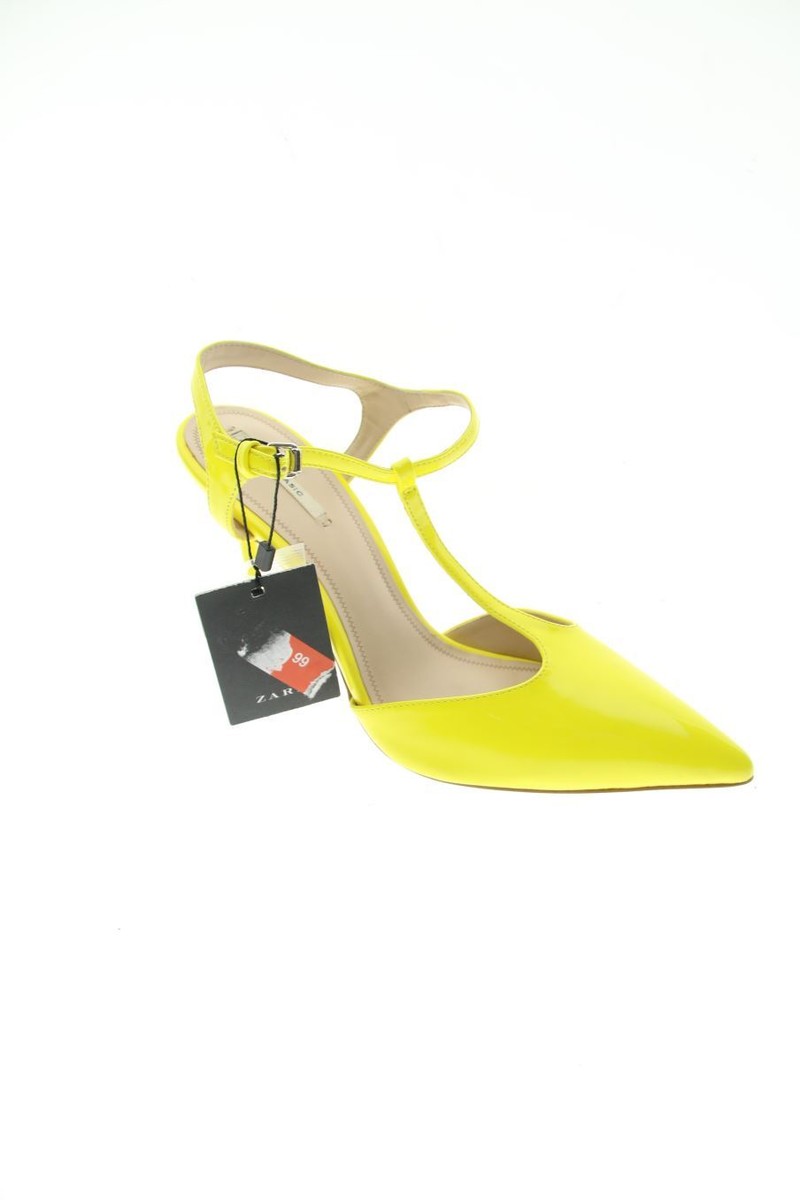 .+*:.yellow.:*+.様 リクエスト 2点 まとめ商品 New with tags ZARA yellow high heel mules with ankle strap
