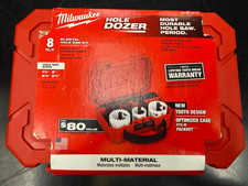Milwaukee 49-22-4019 Hole Dozer Bi-Metal Hole Saw Kit 8-Piece NEW
