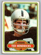 1980 Topps #489 Ted Hendricks