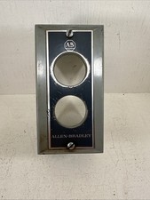 NOS-ALLEN BRADLEY 800S-2SA PUSH BUTTON STATION- SER. M- BOX ONLY