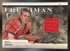2008 Leaf Rookies & Stars Matt Ryan Freshman Orientation Patch Auto /25 MEM RC