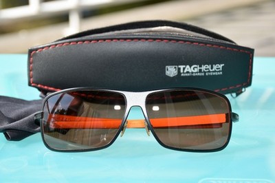 TAG HEUER Avant-garde Sport Performance Unisex-Adult Polarized Square Sunglasses