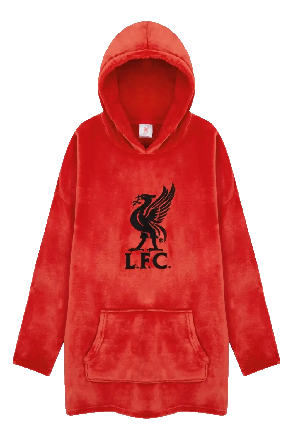 OFFICIAL LIVERPOOL F.C. MENS OVERSIZED HOODIE PONCHO FLEECE BLANKET BNWT!