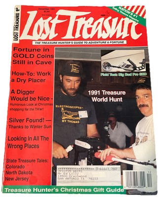 Lost Treasure Magazine December 1991 - Metal Detecting - Treasure Hunting