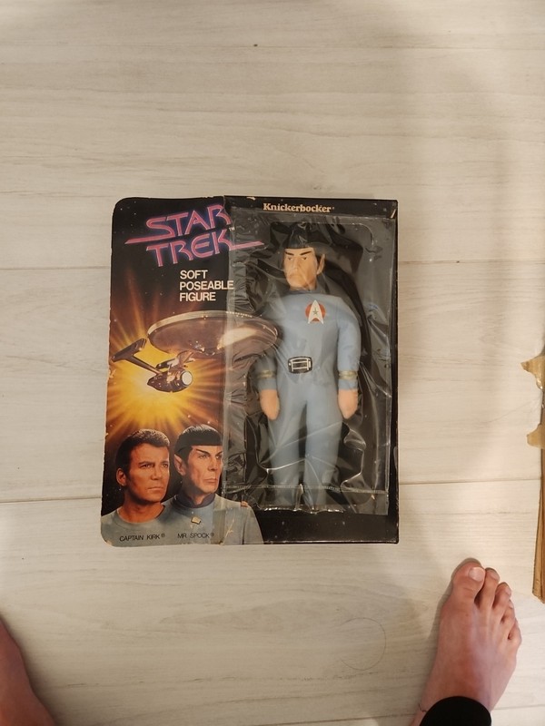 KNICKERBOCKER #0598 STAR TREK (1979) MR.SPOCK 12"POSEABLE FIGURE