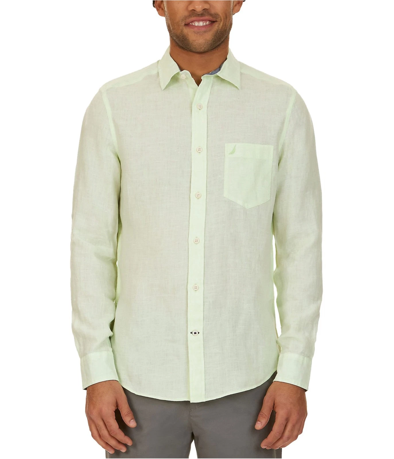 Nautica Mens Chambray Button Up Shirt, Green, XX-Large
Opens in a new window or tab