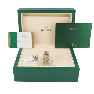 Rolex 279173 Lady-Datejust 28mm Champagne Dial Jubilee Bracelet Box & Papers2019