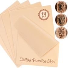 10x Double Sided Tattoo Practice Skins Microblading Practice Skin for Beginners
