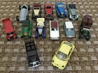 BULK LOT OF VINTAGE DIE CAST MODEL CARS AND LORRIES