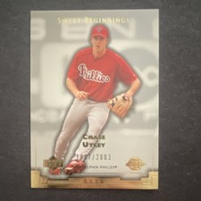Upper Deck 2003  Sweet Beginnings 1707/2003 Chase Utley #183   Phillies