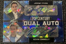 2021 Leaf Metal Pop Century Dual Auto Jeremy Piven/Kevin Connelly #16/20