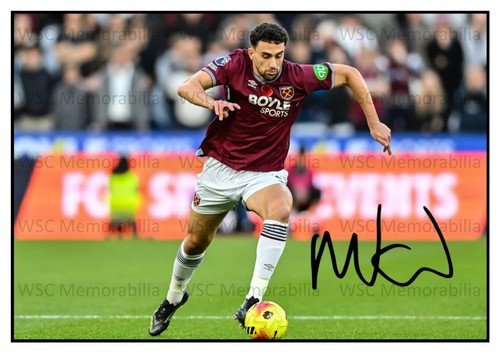 12381. Max Kilman Signed Pictures (A4 Prints) West Ham Wolves Maidenhead