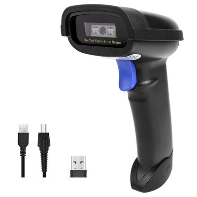 NETUM 2D Barcode Scanner, Compatible with 2.4G Wireless & Bluetooth & USB Wired