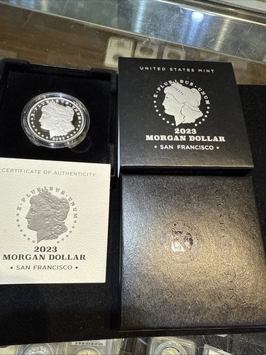 2023 Morgan Proof Silver Dollar $1 San Francisco OGP w/COA ~ PRISTINE SPECIMEN ~