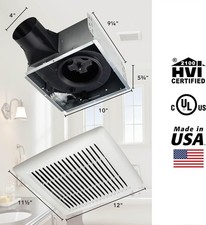Broan-NuTone A110 Ventilation Fan with Roomside Installation, 110 CFM, 3.0 Sones