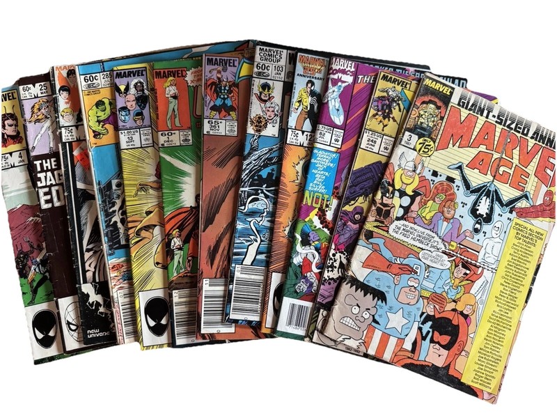 Marvel Comics Lot Of 12 Random Comics/Issues