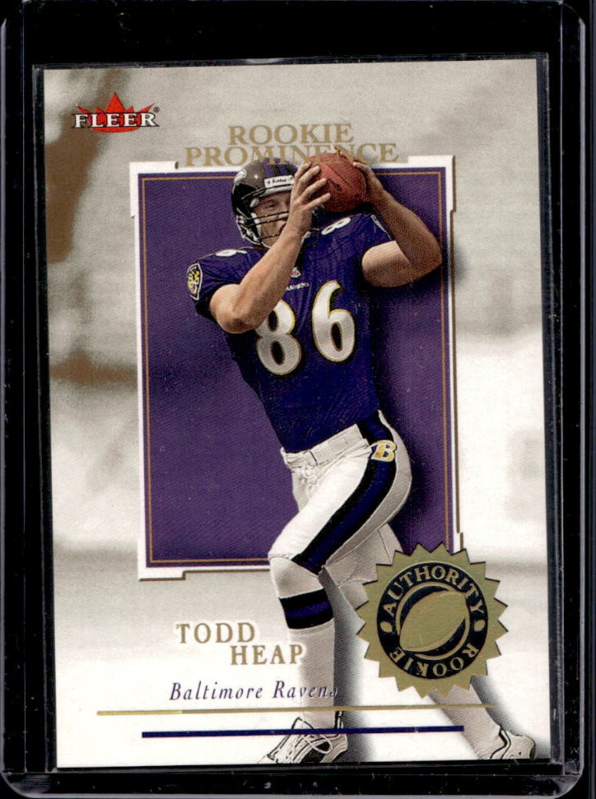 Todd Heap Fleer Authority #112 Prominence 75