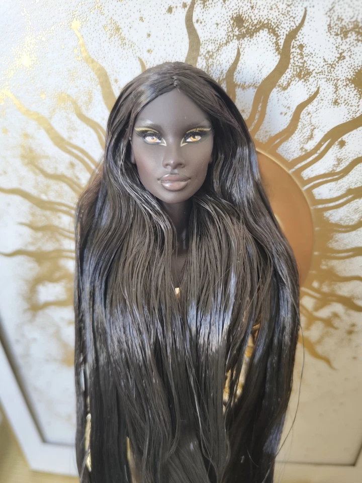 HEAD ONLY Nyasha She Who Awakens Fashion Royalty Poppy Parker East 59th Meteor - Imagen 3 de 4