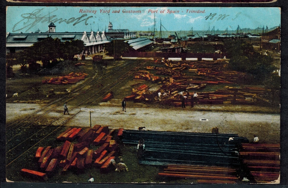 Canada 1908 Postage Due on Trinidad Postcard w/ UNDERPAID T Circle & C.C.C. 4371 - Image 2 of 2