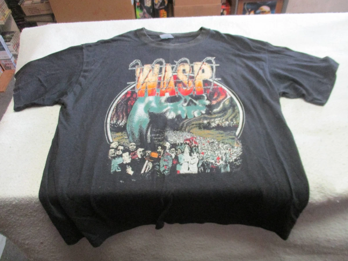 T-shirt W.A.S.P. Noir, Scream Until You Like It, 100% Coton, Fabrication US, Personnalisable