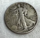 1942 Walking Liberty Half Dollar VF 90% Silver Very Fine