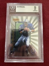 Peyton Manning 1998 Bowman's Best Rookie Card RC BGS 9 Mint. rookie card picture