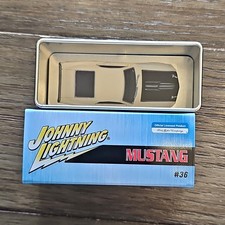 Johnny Lightning Mustang Mach 1 1969 Ford 164 Diecast Whiteblack Licensed