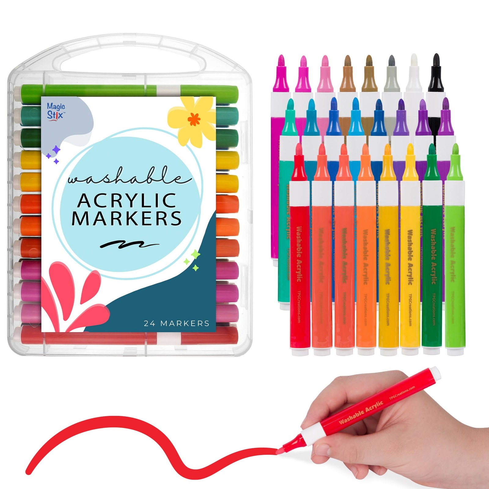 For Kids And Teens, 24 Non-toxic Colors, ...