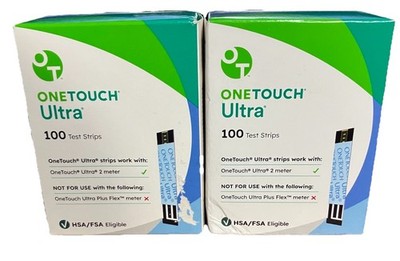 200 One Touch Ultra Test Strips~Exp~3/27~4/27~$55~($27.50/Per 100)~Free Ship Too