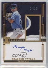 2024 Impeccable Elegance Prospect Jersey Holo Gold /10 Brayden Taylor Auto 09ou