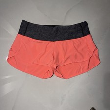 Lululemon Coral Speed Up 2.5 Inch Shorts Size 6