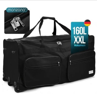 NEU xxl Reisekoffer 160L mit 3 Rollen-Trolley -Ausziehbar Griff.