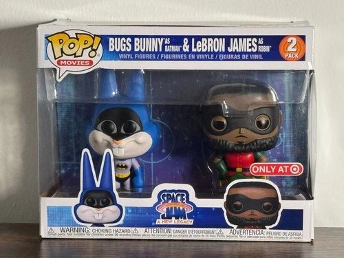 Bugs Bunny as Batman & LeBron James as Robin Funko POP! Movies 2-Pack Space Jam