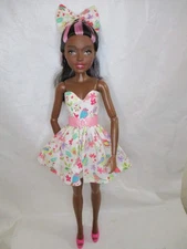 Handmade By Me Dress Made to Fit Barbie Best Fashion Friend 28" doll. Birds.