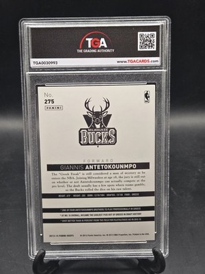 2013-14 PANINI HOOPS RED #275 GIANNIS ANTETOKOUNMPO ROOKIE RC