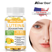 Lutein and Zeaxanthin 50 mg  120 Softgels  Eye Health Vitamins  Vision Health