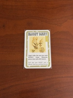 Bang! Card Game Promo Bloody Mary Character Card 2016 - Works with Dynamite Box