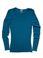 Icebreaker Merino 200 Oasis Long Sleeve Crew Neck Baselayer Top Sz Medium