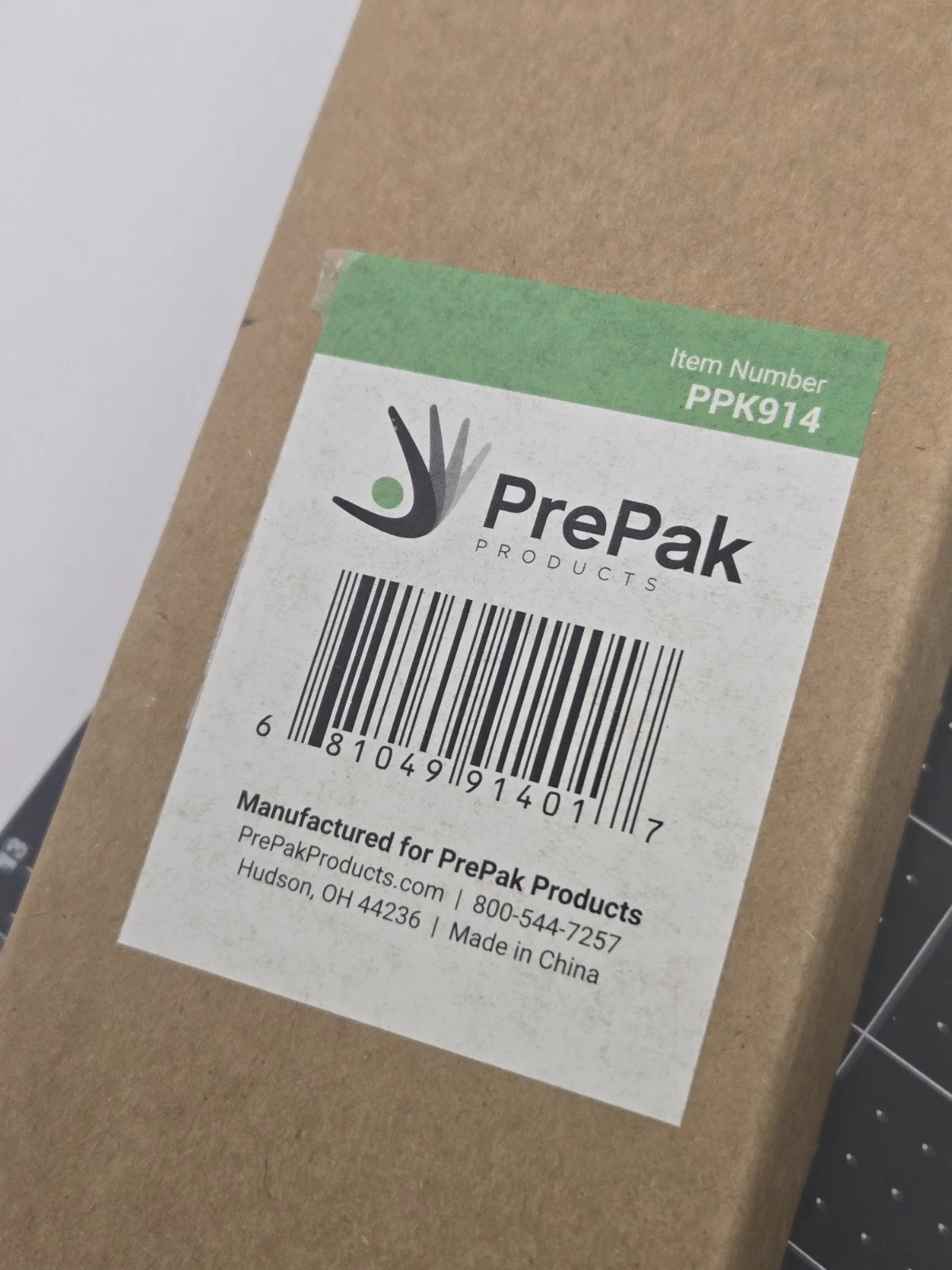PrePak Web Slide Storage Rack PPK914 Wall Mount w/ Hardware & Manual – New