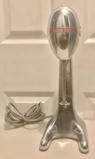 Vintage Hamilton Beach Chrome Milkshake Mixer Model 51 WORKS GREAT No Cup