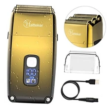 Hatteker Foil Head Shaver Triple Blades Electric Shaver Razor for Men Close 